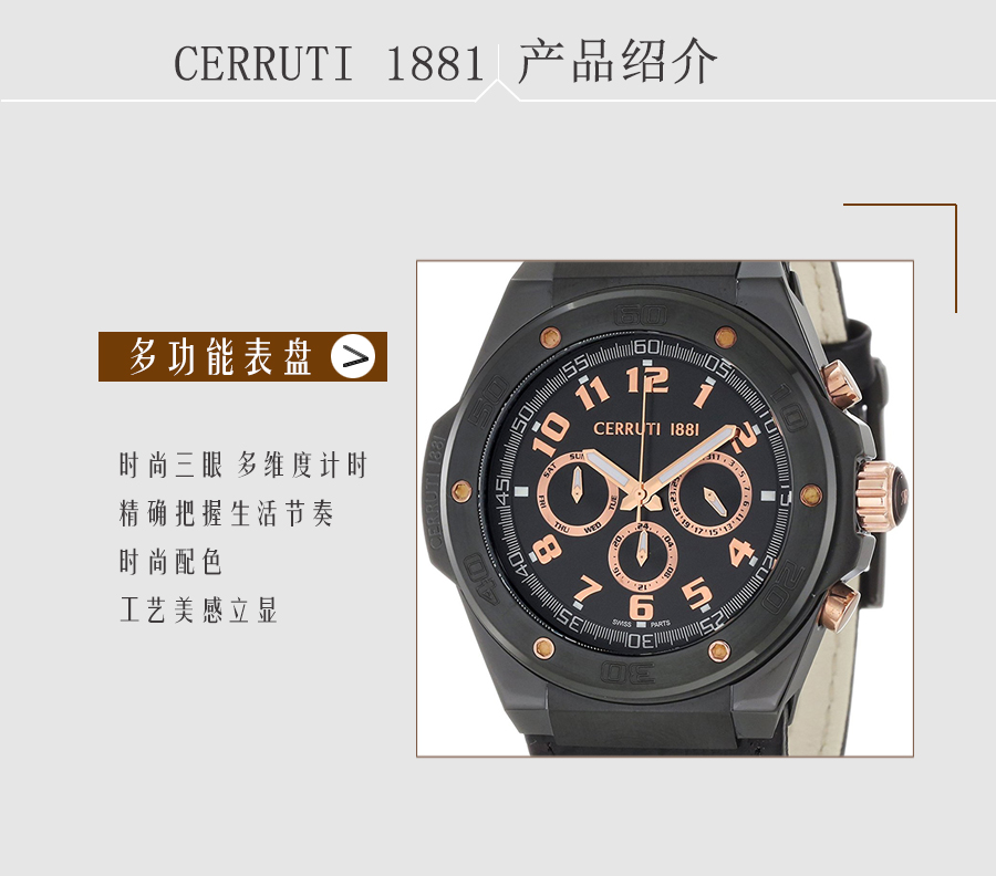 CERRUTI 1881  1881ʯӢʿֱCRA040D222H Ȿԭ